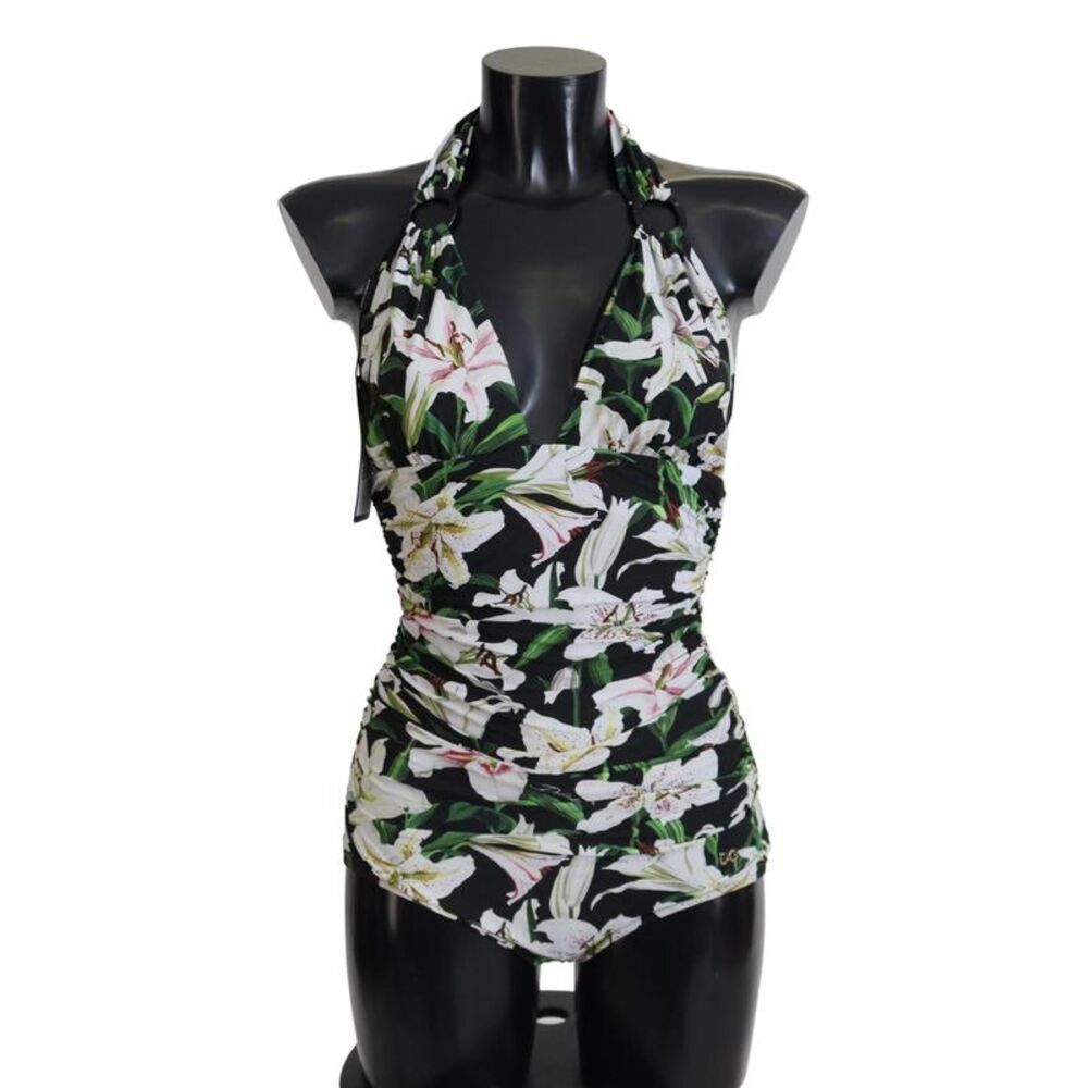 Dolce & Gabbana Floral Print One Piece Swimsuit Men Multicolor Swimwear